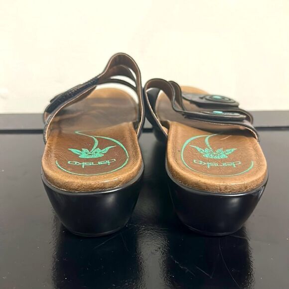 Dansko Black Straps Sandals Sz 40 - Picture 5 of 9